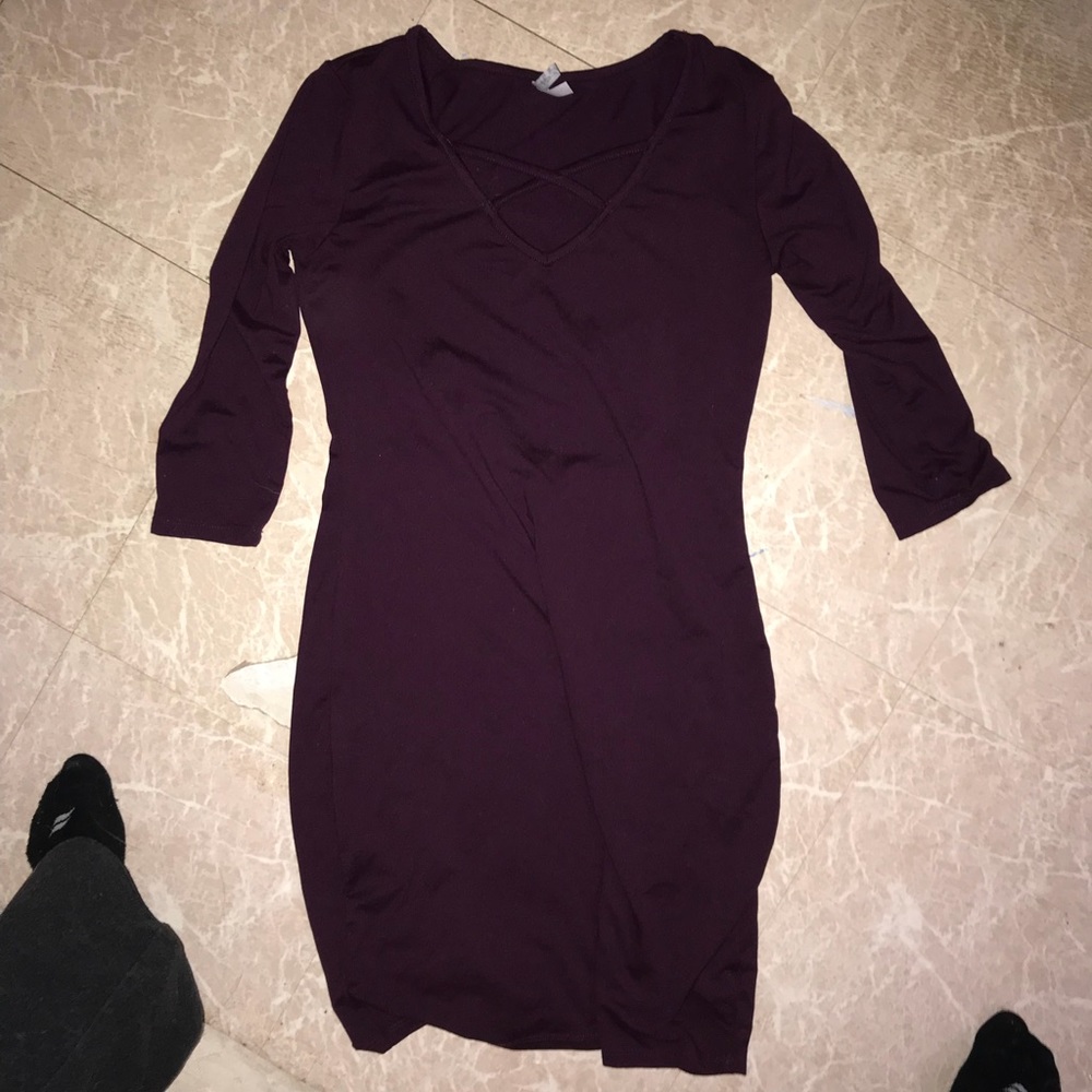 Maroon Dress